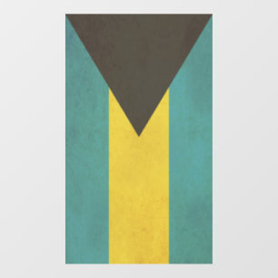 Autocollant Pour Fenêtre Conception Vintage de la fenêtre Drapeau Bahamas