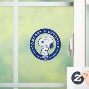 Autocollant Pour Fenêtre Confort et sécurité Snoopy & Woodstock Hug