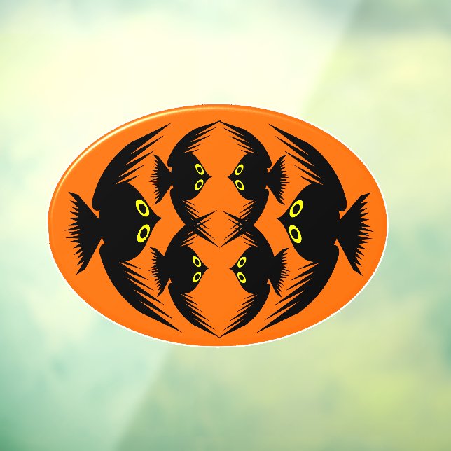 Autocollant Pour Fenêtre Corbeaux d'Halloween (Feuille 3)