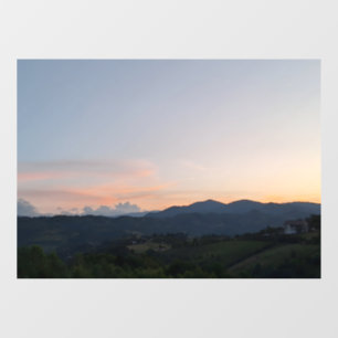 Autocollant Pour Fenêtre Coucher de soleil sur les Carpates – Photographie