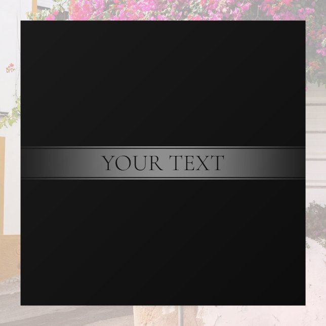 Autocollant Pour Fenêtre Couleur modifiable de bande de dégradé simple et é (Créateur téléchargé)