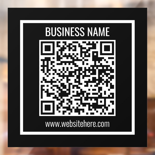 Autocollant Pour Fenêtre Créer un code QR moderne instantanément (Feuille 2)