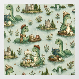 Autocollant Pour Fenêtre Cryptides confortables Nessie Monstre du Loch Ness