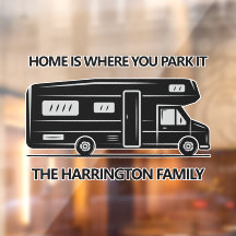 Custom Name & Text Camper Van