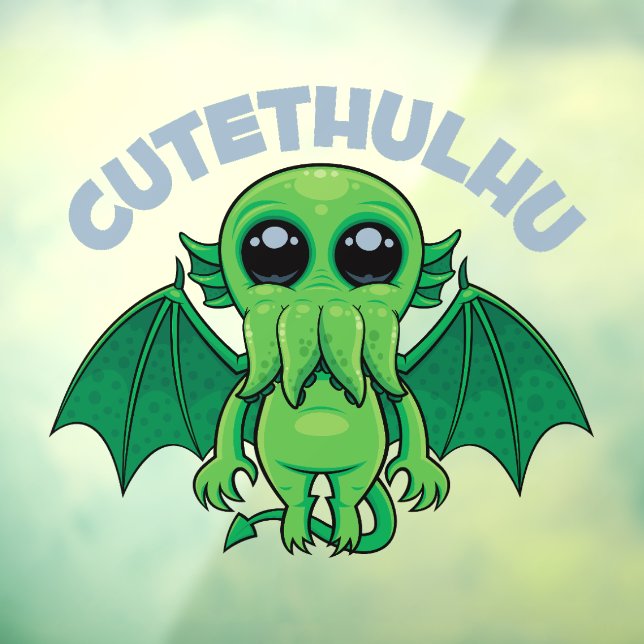 Autocollant Pour Fenêtre Cutethulhu (Feuille 3)