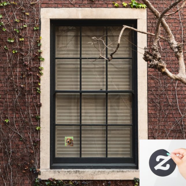 Autocollant Pour Fenêtre dachshund (Fenêtre d'accueil)