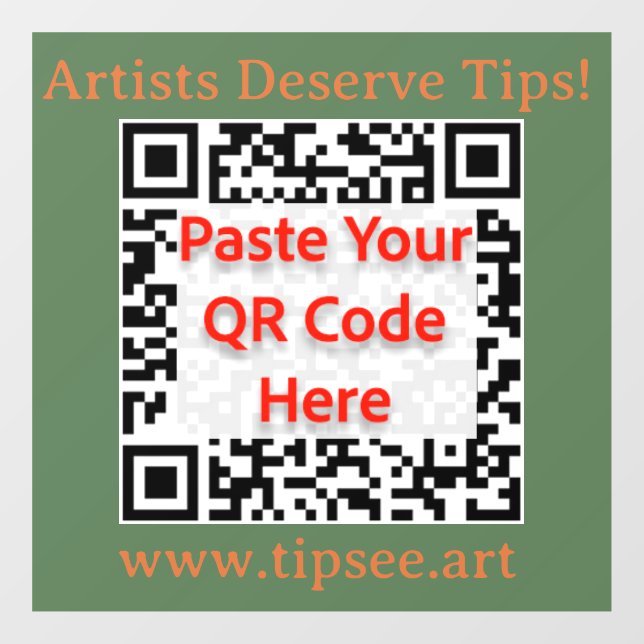 Autocollant pour fenêtre de membre TipSee (vert) (Feuille)