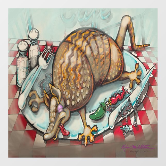 Autocollant Pour Fenêtre Dead Dillo (Feuille)