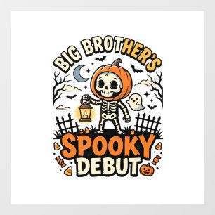 Autocollant Pour Fenêtre Début effrayant de Big Brother Halloween