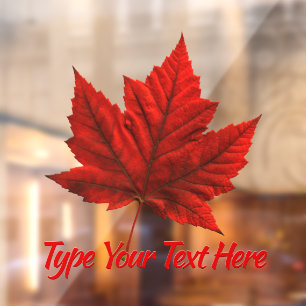 Autocollant Pour Fenêtre Décal Canada Feuille d'érable