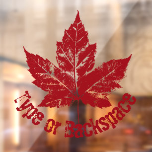 Autocollant Pour Fenêtre Décalage Canada Personnalisez la vignette Cool Can