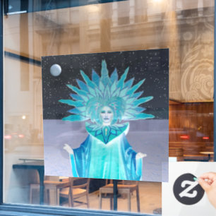 Autocollant Pour Fenêtre Décale murale de la Reine des neiges