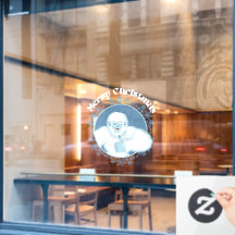 Décor de fenêtre de flocons de neige Yeti - Décor 