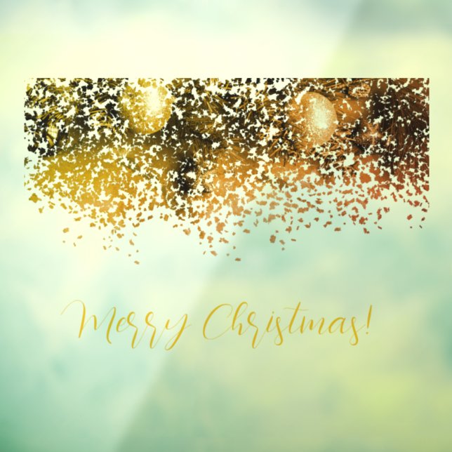 Autocollant Pour Fenêtre Décorations de Noël en points (Feuille 3)