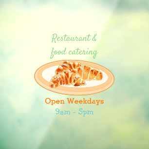 Autocollant Pour Fenêtre Dessin du Croissant