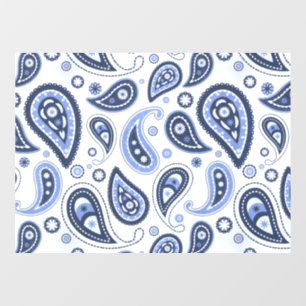 Autocollant Pour Fenêtre Dessin imprimé paisley floral complexe