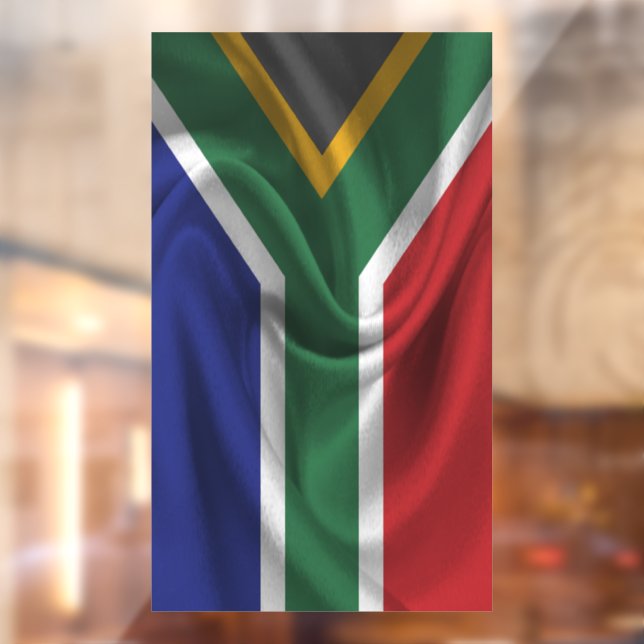 Autocollant Pour Fenêtre Drapeau Afrique du Sud (Feuille 2)