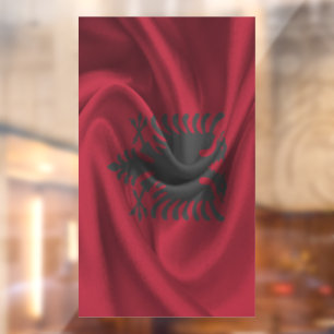 Autocollant Pour Fenêtre Drapeau Albanie