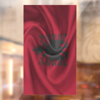 Autocollant Pour Fenêtre Drapeau Albanie
