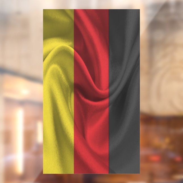 Autocollant Pour Fenêtre Drapeau Allemagne (Feuille 2)