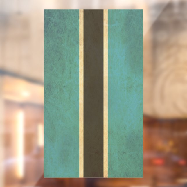 Autocollant Pour Fenêtre Drapeau Botswana - Conception Vintage (Feuille 2)