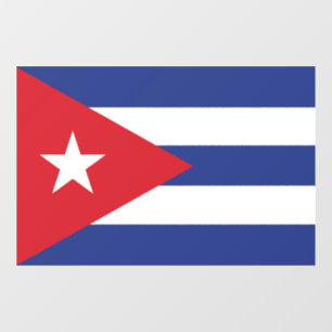 Autocollant Pour Fenêtre Drapeau Cuba