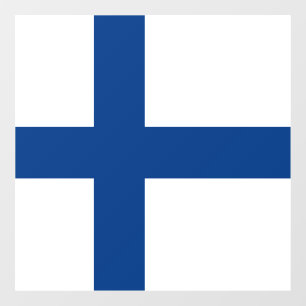 Autocollant Pour Fenêtre Drapeau de Finlande