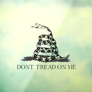 Autocollant Pour Fenêtre Drapeau de Gadsden Ne Marchez pas sur Moi Libertai