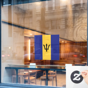 Autocollant Pour Fenêtre Drapeau de la Barbade