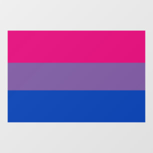 Autocollant Pour Fenêtre Drapeau de la fierté bisexuelle