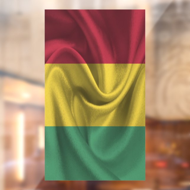 Autocollant Pour Fenêtre Drapeau de la Guinée (Feuille 2)