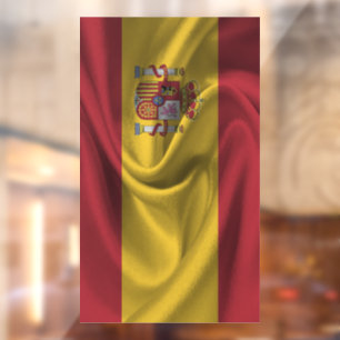 Autocollant Pour Fenêtre Drapeau de l'Espagne