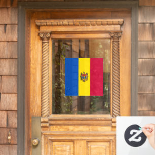 Autocollant Pour Fenêtre Drapeau de Moldavie