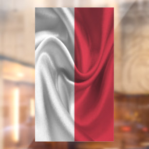 Autocollant Pour Fenêtre Drapeau de Monaco