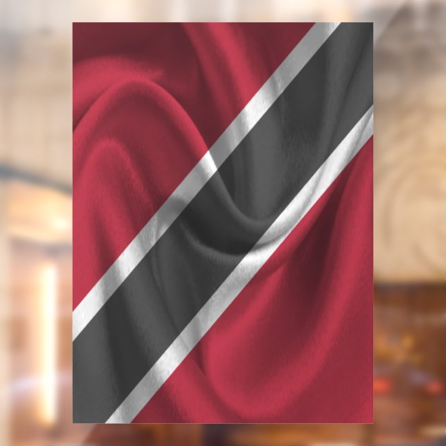 Autocollant Pour Fenêtre Drapeau de Trinité-et-Tobago (Feuille 2)