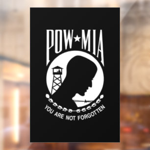 Autocollant Pour Fenêtre Drapeau des prisonniers de guerre et disparus : So