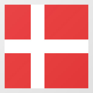 Autocollant Pour Fenêtre Drapeau du Danemark