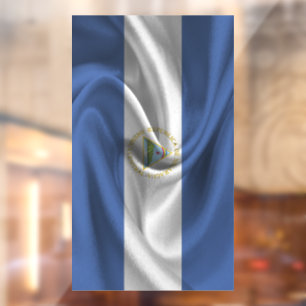 Autocollant Pour Fenêtre Drapeau du Nicaragua