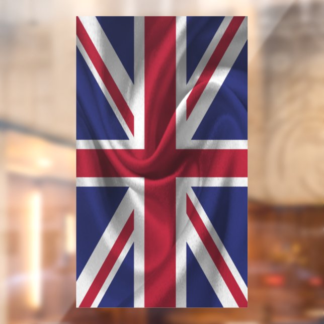 Autocollant Pour Fenêtre Drapeau du Royaume-Uni (Feuille 2)
