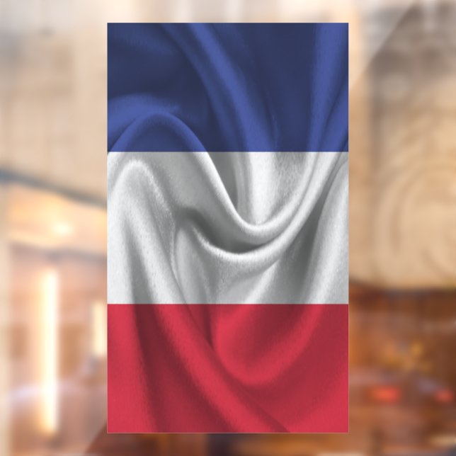Autocollant Pour Fenêtre Drapeau France (Feuille 2)
