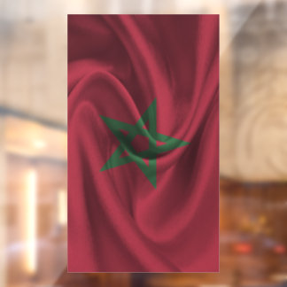 Autocollant Pour Fenêtre Drapeau Maroc