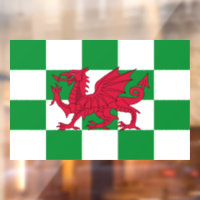 Drapeau mystique rouge du dragon celtique du Pays