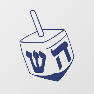 Autocollant Pour Fenêtre Dreidel Hannukah