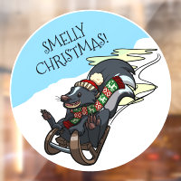 Drôle de mouffette Noël malodorant ! Schlitte dess