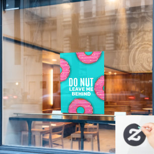 Autocollant Pour Fenêtre Drôle Ne Pas Me Laisser Derrière La Boutique De Bo