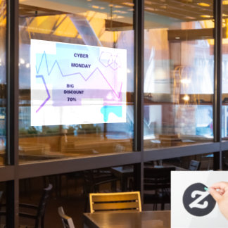 Autocollant Pour Fenêtre E-commerce Cyber Monday Deal