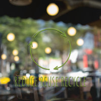 Éco “Réduire Réutiliser Recycler” Vert