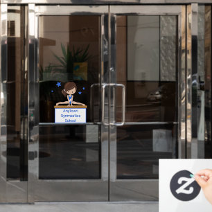 Autocollant Pour Fenêtre École de gymnastique - École de gymnastique