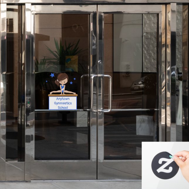 Autocollant Pour Fenêtre École de gymnastique - École de gymnastique (Porte de bureau)