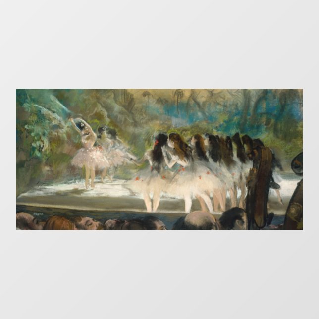 Autocollant Pour Fenêtre Edgar Degas - Ballet à l'Opéra de Paris (Feuille)